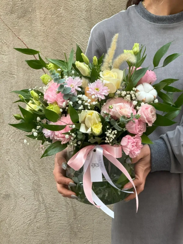 جار گل بلورین کد RF-1049